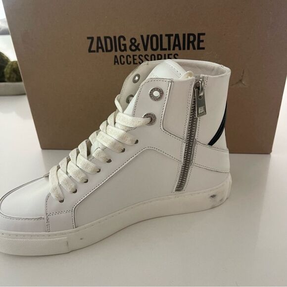 $348 ZV1747 High Flash Good Vibes Sneakers New size 37 - Picture 7 of 9